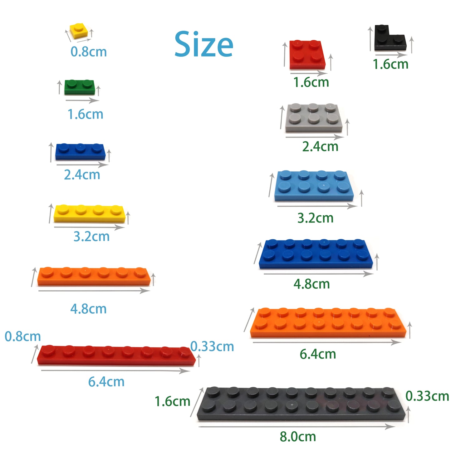 DIY Building Blocks Set in 12 Colors 600pcs Educational Creative Size Compatible with 4037 Toys for Kids