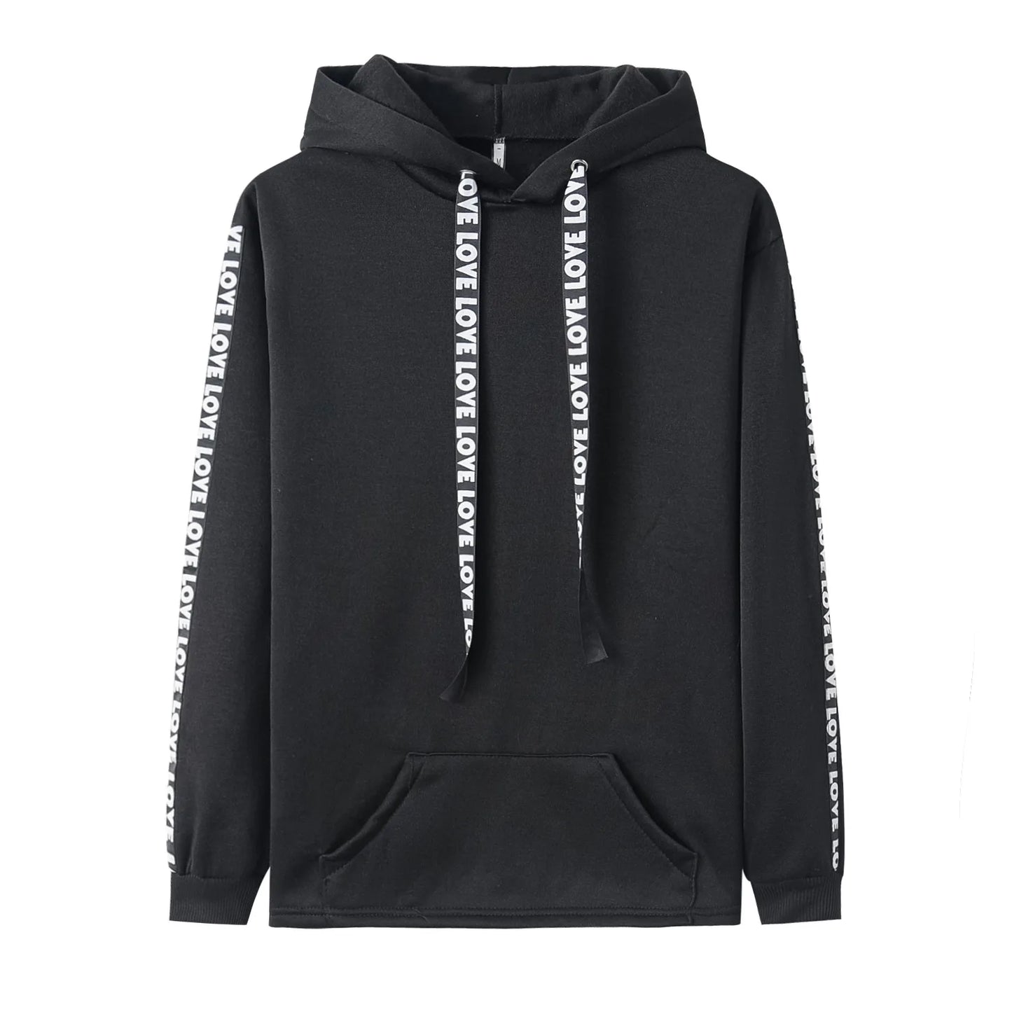 Pullovers Hoodies Women Fashion Cheap Drawstring Loose Thin Letters Ribbon sweatshirt Female Streetwear Dropshipping  ZXP9512